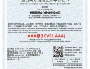 重合同守信用企業(yè)等級證書